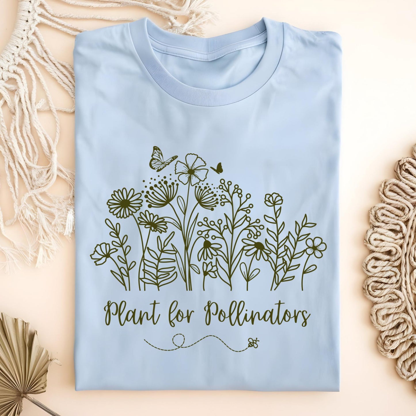 Plant for Pollinators with Wildflowers T-Shirt