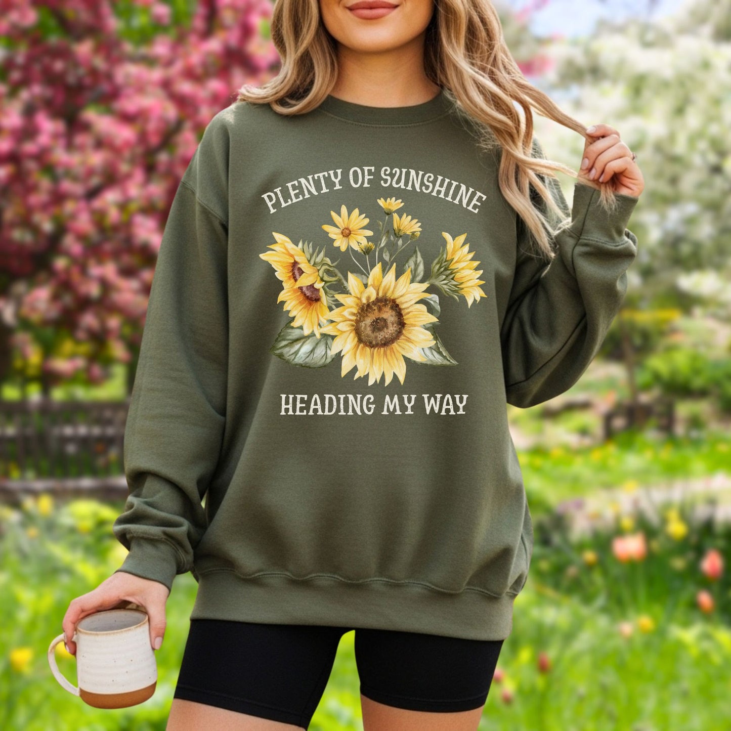 Plenty of Sunshine Sunflowers Sweatshirt