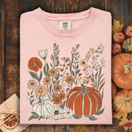 Pumpkin & Wildflowers T-Shirt