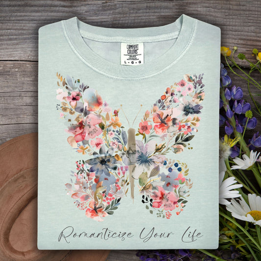 Romanticize Your Life Butterfly T-Shirt