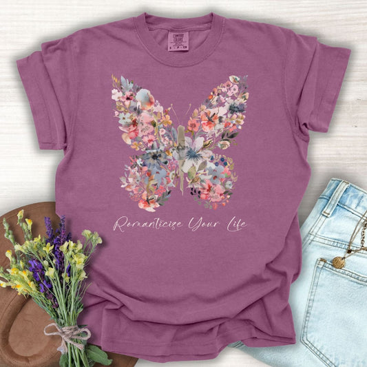 Romanticize Your Life Butterfly T-Shirt