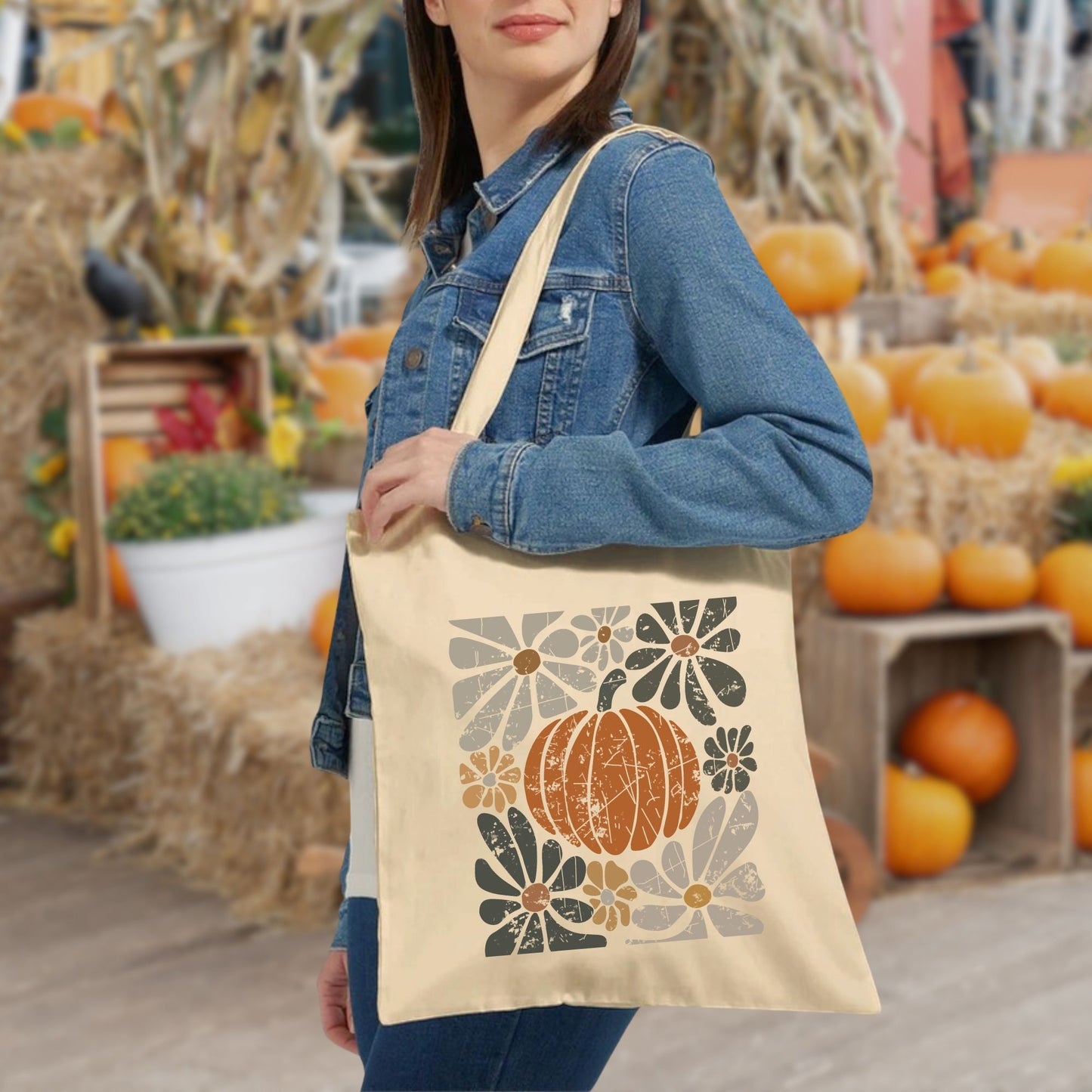 Rustic Pumpkin Tote Bag