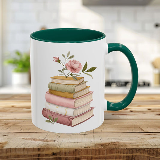 Spring Books and Blooms Mug (11/15oz)
