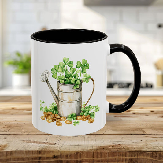 St. Patrick's Day Clover Watering Can Mug (11/15oz)