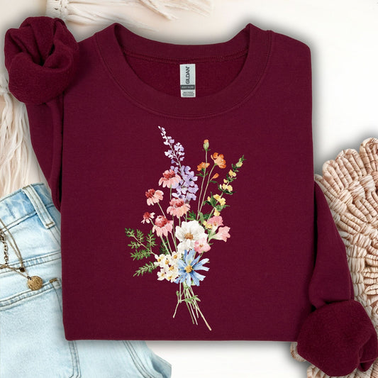 Summer Wildflowers Sweatshirt