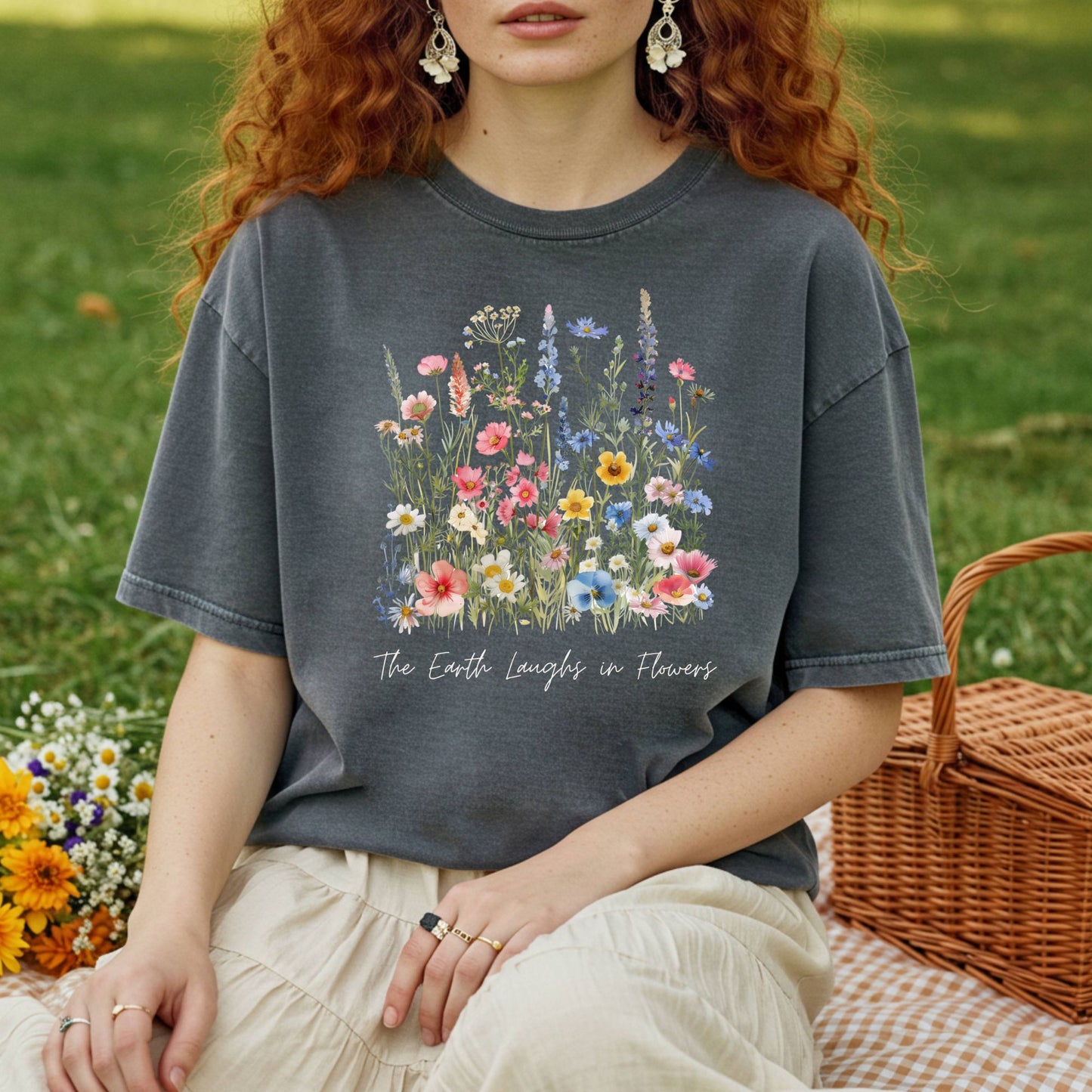 The Earth Laughs in Flowers T-Shirt