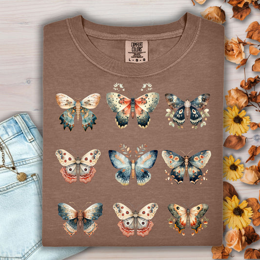 Vintage Moth Artwork T-Shirt