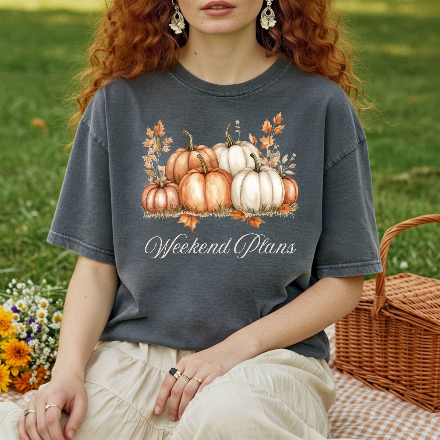 Weekend Plans Pumpkin Patch T-Shirt
