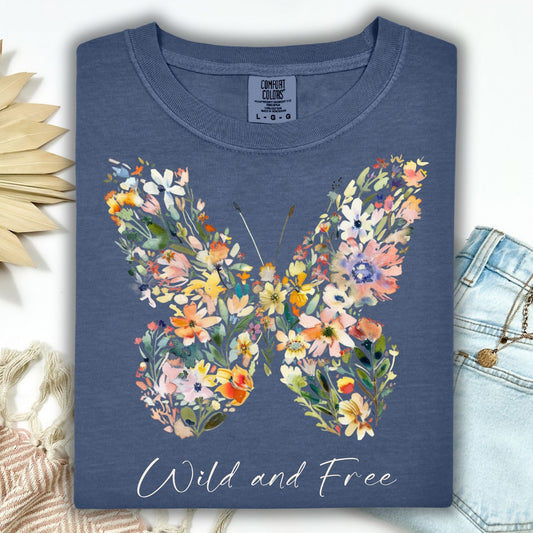 Wild & Free Butterfly T-Shirt