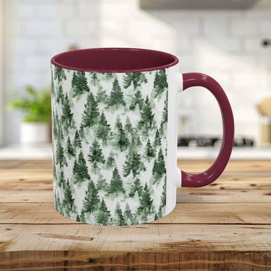 Winter Evergreen Forest 11 & 15 oz. Mug