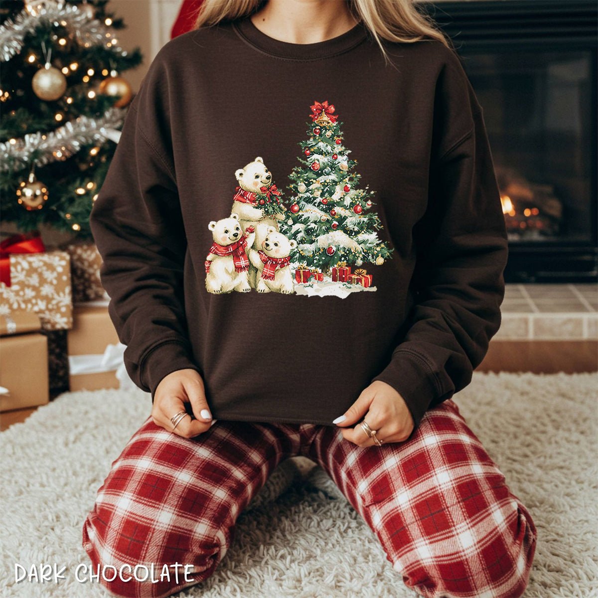 Winter Wonderland Polar Bears Sweatshirt