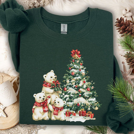 Winter Wonderland Polar Bears Sweatshirt