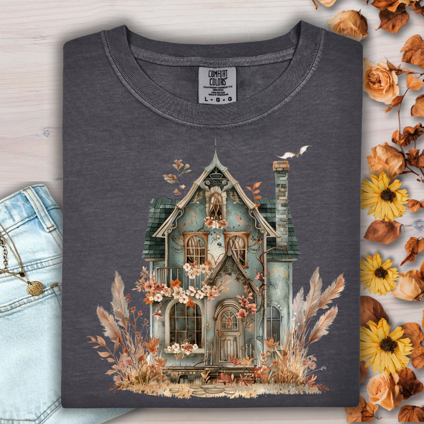Haunted Victorian House T-Shirt