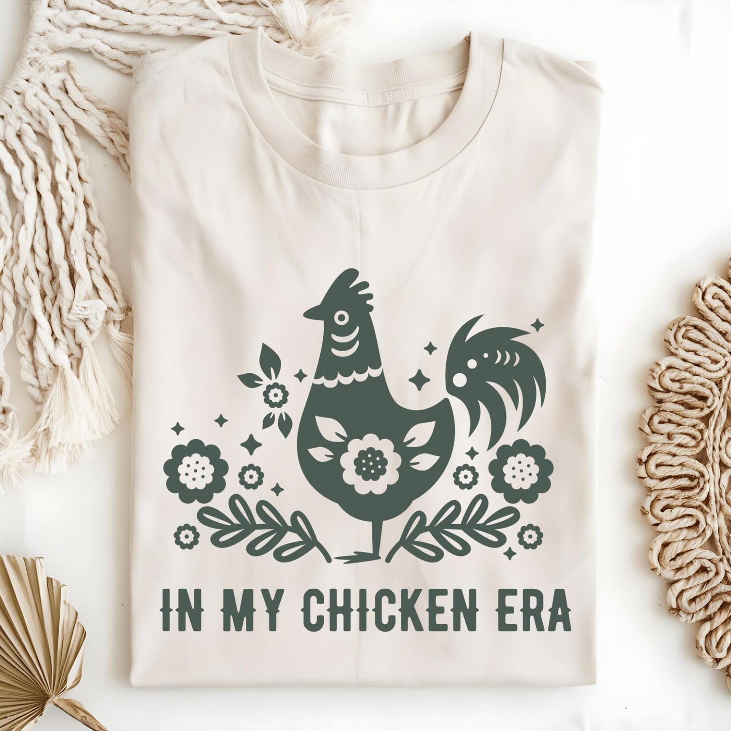 Wild Petal Threads T-Shirt Natural / S In My Chicken Era T-Shirt