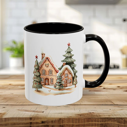 Cozy Holiday Gingerbread Houses Mug (11/15oz)