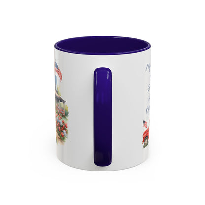 'My Country 'Tis Of Thee' American Farmhouse Mug (11/15oz)