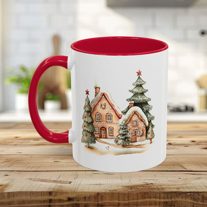 Cozy Holiday Gingerbread Houses Mug (11/15oz)