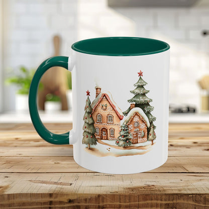 Cozy Holiday Gingerbread Houses Mug (11/15oz)