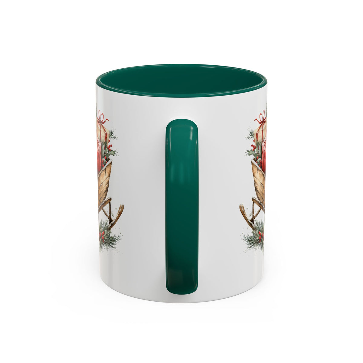 Rustic Christmas Sleigh Mug (11/15oz)