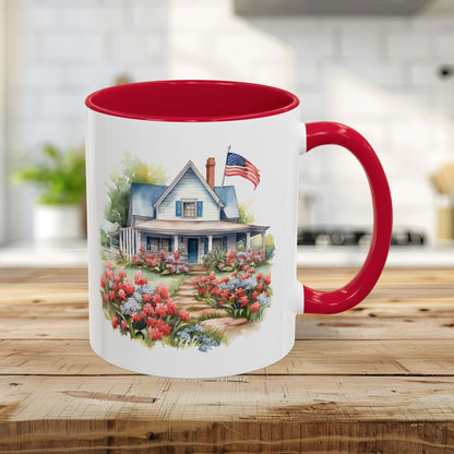 'My Country 'Tis Of Thee' American Farmhouse Mug (11/15oz)