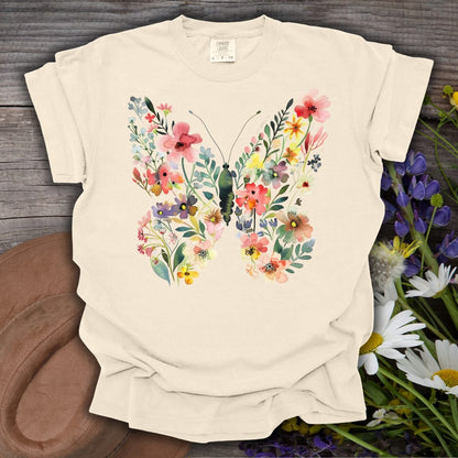 Butterfly Bright Floral T-Shirt