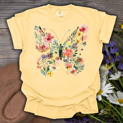 Butterfly Bright Floral T-Shirt