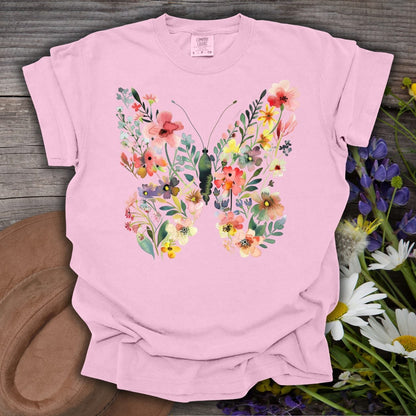 Butterfly Bright Floral T-Shirt