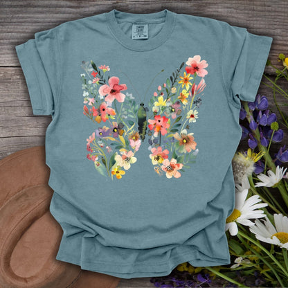 Butterfly Bright Floral T-Shirt
