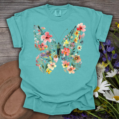 Butterfly Bright Floral T-Shirt