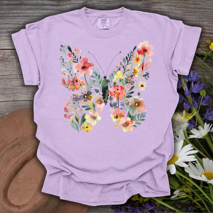 Butterfly Bright Floral T-Shirt