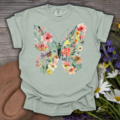 Butterfly Bright Floral T-Shirt