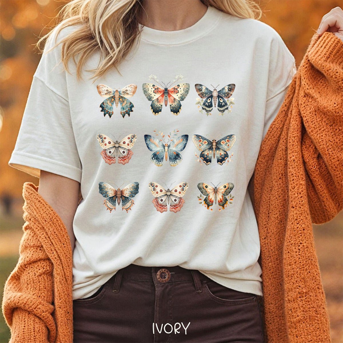 Vintage Moth Artwork T-Shirt