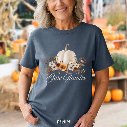 Give Thanks Pumpkin T-Shirt