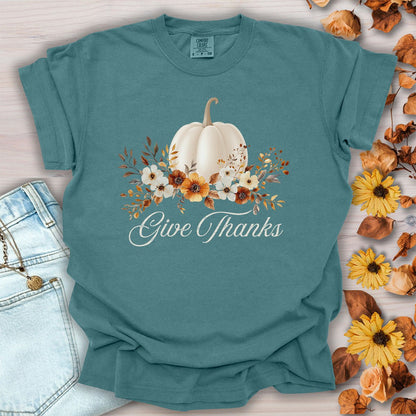 Give Thanks Pumpkin T-Shirt