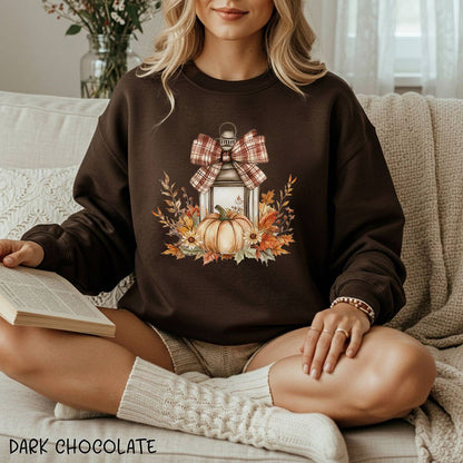 Autumn Lantern & Pumpkin Sweatshirt