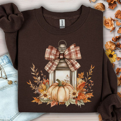 Autumn Lantern & Pumpkin Sweatshirt