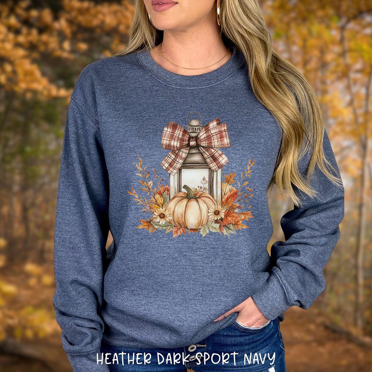 Autumn Lantern & Pumpkin Sweatshirt