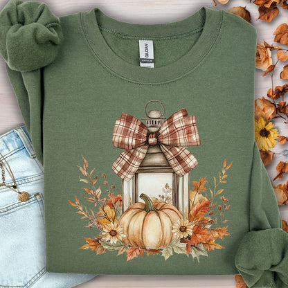 Autumn Lantern & Pumpkin Sweatshirt