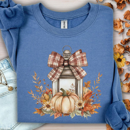 Autumn Lantern & Pumpkin Sweatshirt