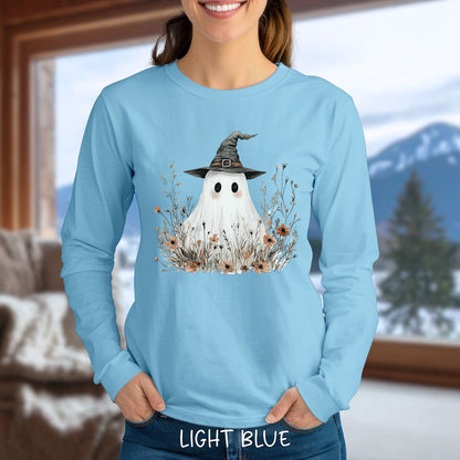 Boho Ghost Witch Tee Long Sleeve Shirt