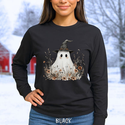 Boho Ghost Witch Tee Long Sleeve Shirt