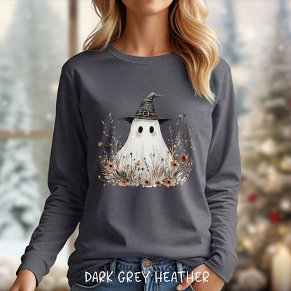 Boho Ghost Witch Tee Long Sleeve Shirt
