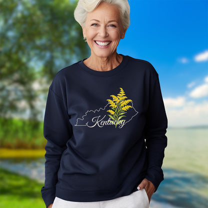 Kentucky State Flower Sweatshirt - Giant Goldenrod