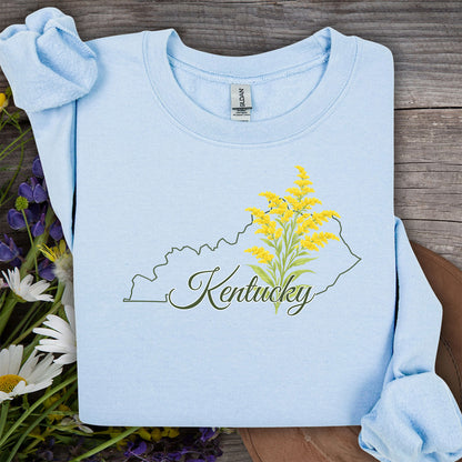 Kentucky State Flower Sweatshirt - Giant Goldenrod