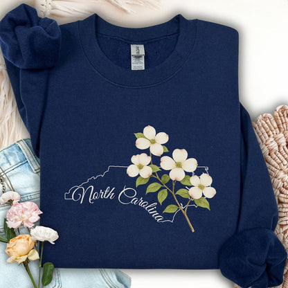 North Carolina State Flower Sweatshirt - Dogwood