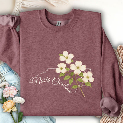 North Carolina State Flower Sweatshirt - Dogwood