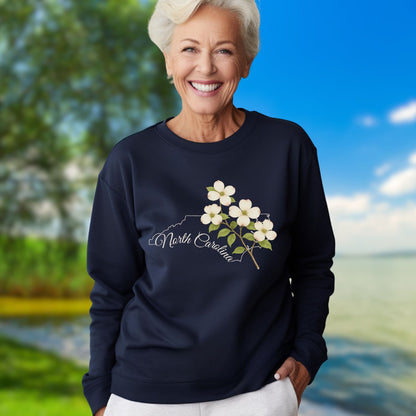 North Carolina State Flower Sweatshirt - Dogwood