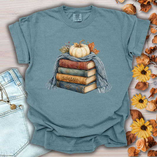 Cozy Up with a Good Fall Book T-Shirt