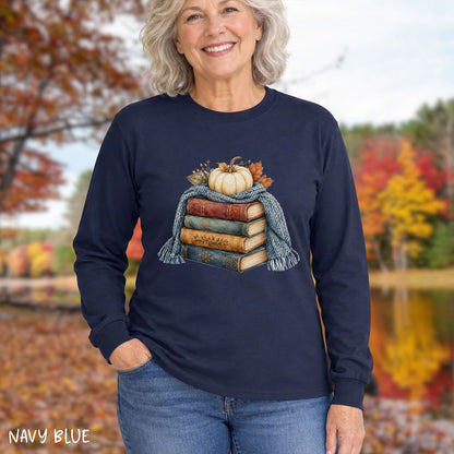 Cozy Up with a Good Fall Book Long Sleeve Tee