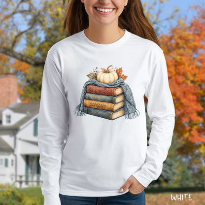 Cozy Up with a Good Fall Book Long Sleeve Tee